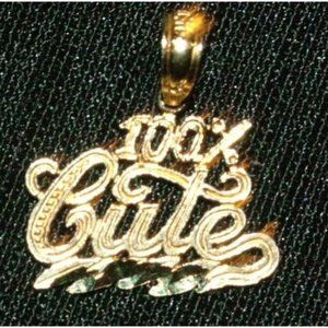 100% Cute 14 Kt Gold Pendant